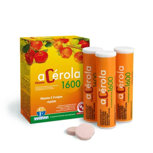 Acérola 1600 (Lot de 3 tubes)