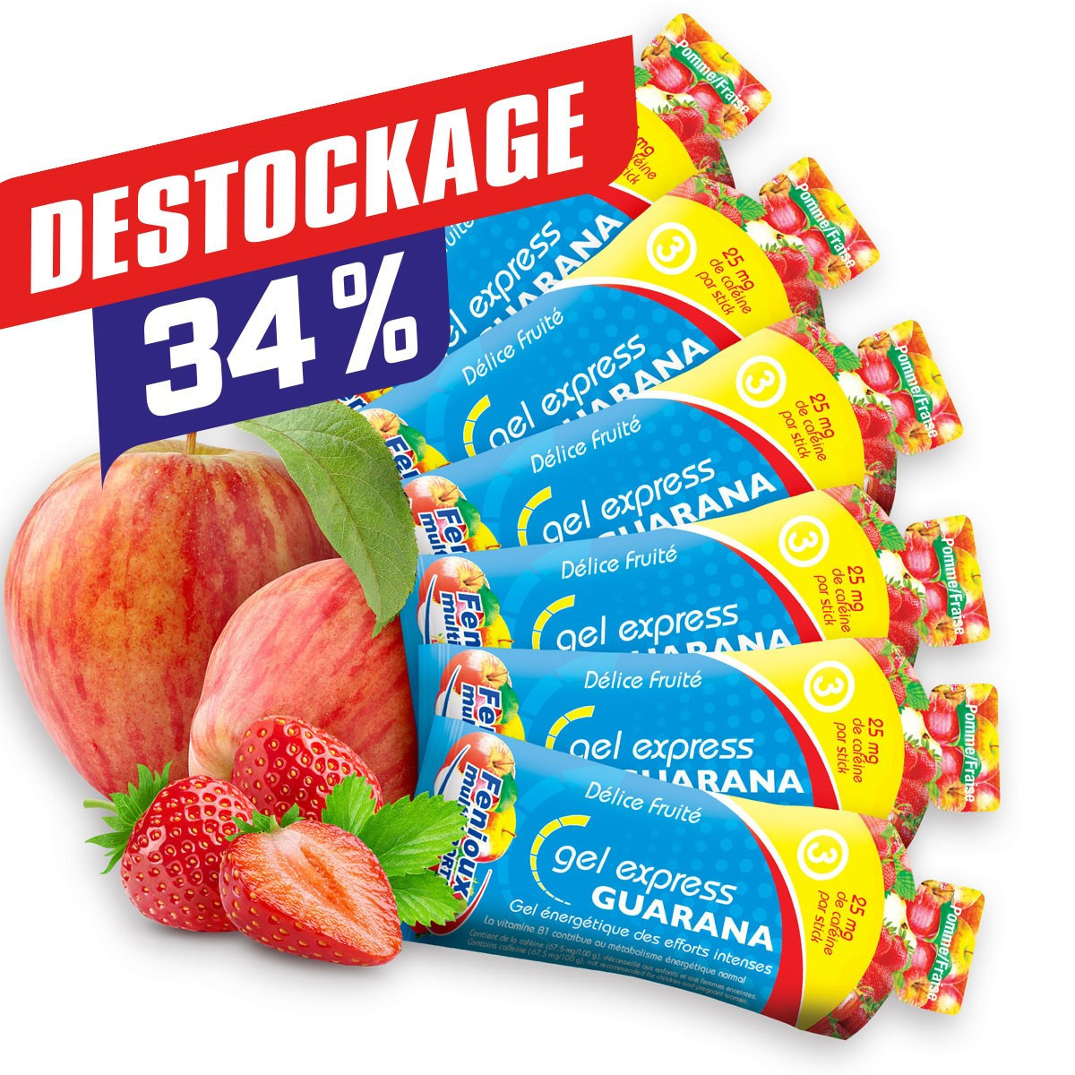 STICK FRUITÉ GEL Express GUARANA (3) STICK FRUITÉ GEL Express GUARANA (3)