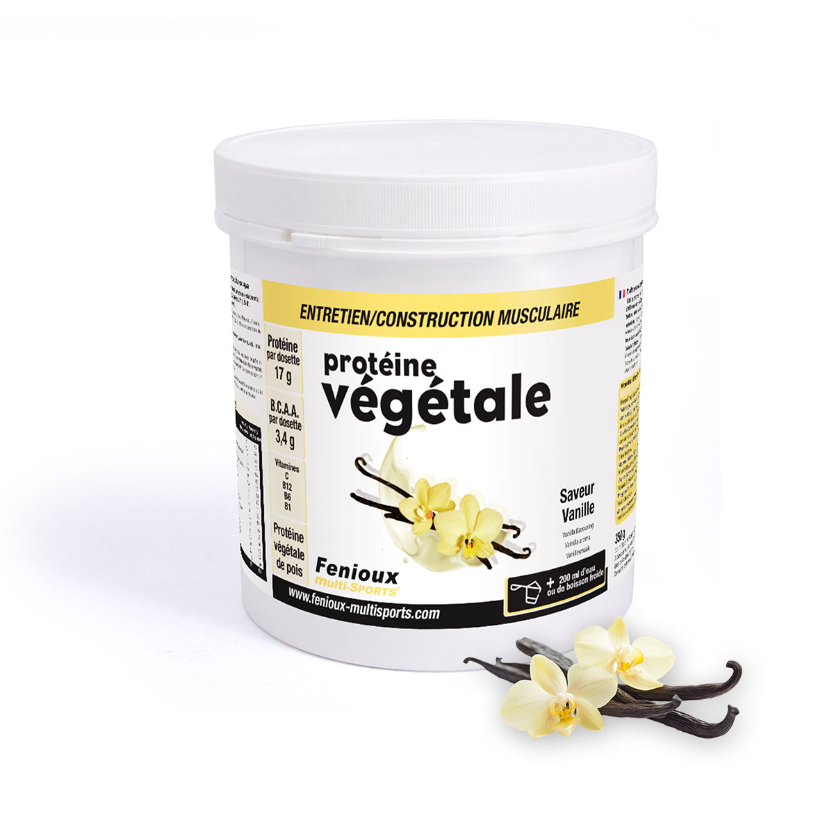 PROTÉINE Végétale  Saveur Vanille  Pot de 350 g