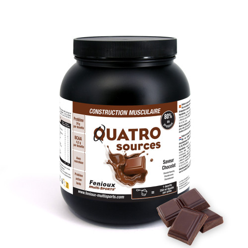 QUATRO sources  Saveur Chocolat  Pot de 750 g