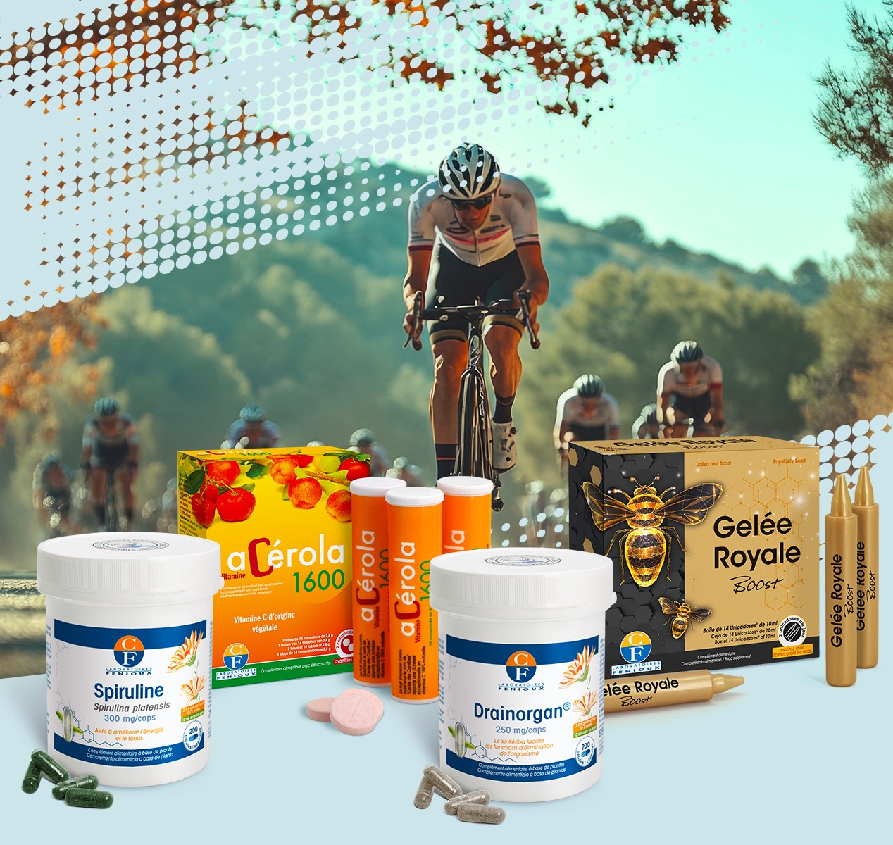 Compléments alimentaires de nutrition sportive - Automne