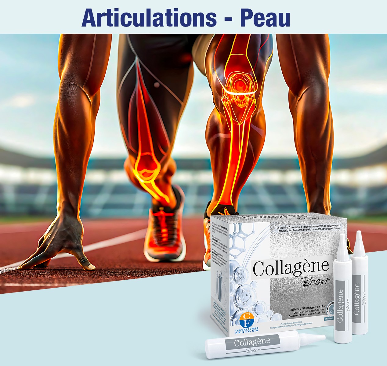 Collagène Boost - Soutien les articulations des sportifs